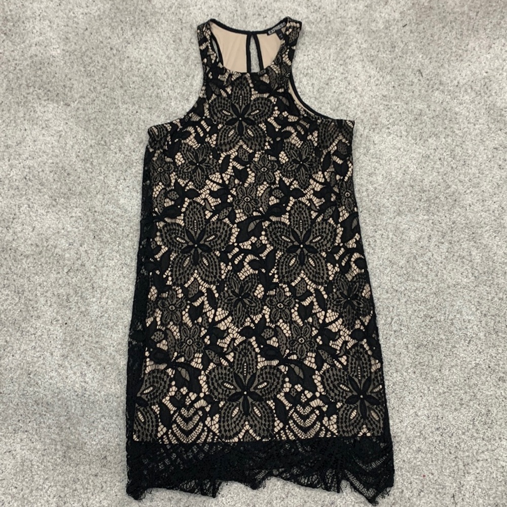 Womens small black dress from express